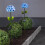 Solar-Erdspieß Hortensia, blau 5