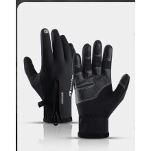 Winter Gloves A0020BK Warm Polyester Gloves for Men and Women, Reliable Thermal Comfort