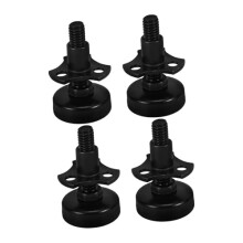 4Pcs Adjustable Furniture Leveling Feet Heavy Duty Table Leg Levelers with Floor Protection Pads