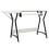 Hourglass Sewing Table with Gridded Top 1