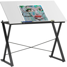 Axiom Drawing/Drafting Table with 42"/106.7cm Wide Adjustable Top