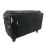 Jumbo 5 Wheel Collapsible Rolling Sewing Machine Storage Case, Black Quilted 1