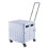 Purple Plastic Folding Craft/ Sewing & Hobby Trolley 1