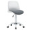 Hydraulic Folding Sewing/ Office Chair-White & Grey 1