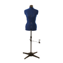 (Small (UK 8-16)) Adjustable Dressmakers Dummy, 8 Part, Plain Navy, Available in 2 Sizes