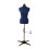 (Small (UK 8-16)) Adjustable Dressmakers Dummy, 8 Part, Plain Navy, Available in 2 Sizes 1