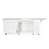 Harriet Fold-away Sewing Cabinet with Drawers in Ash White 1
