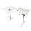 Electric Height Adjustable Sewing Table in White with Sewing Machine Platform 1
