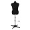 (Medium (UK 16-22)) Adjustable Dressmakers Dummy, 8 Part, Plain Black, Available in 2 Sizes 1