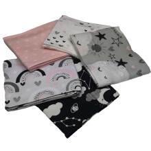Don't Forget to Dream Brushed Cotton Fat Quarter Bundle of 5 - Sewing Online FE0132