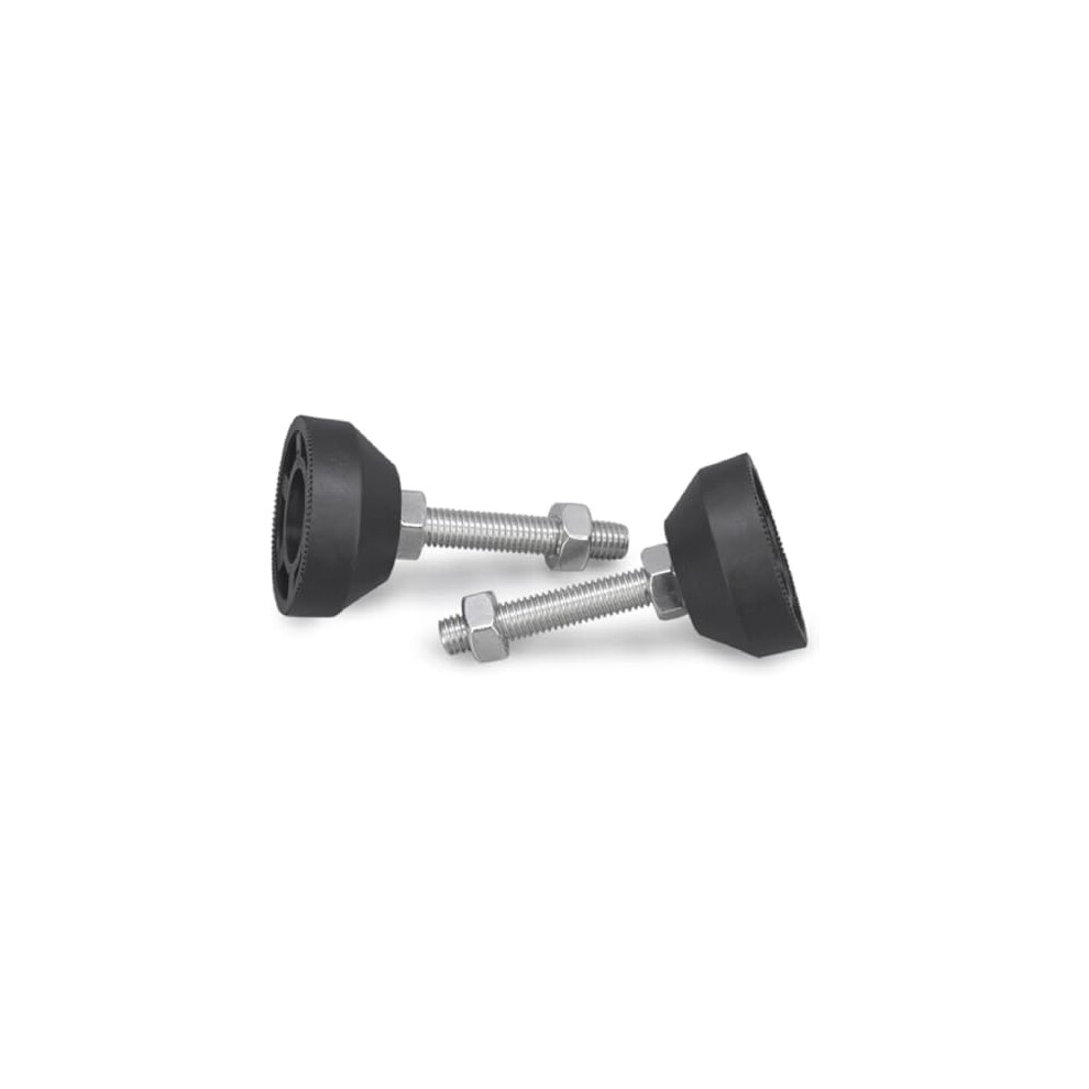 M10 40Mm Adjustable Levelling Feet Set, Stainless Steel AntiâSlip Furniture Leg Levelers, Easy Installation 9351714744171