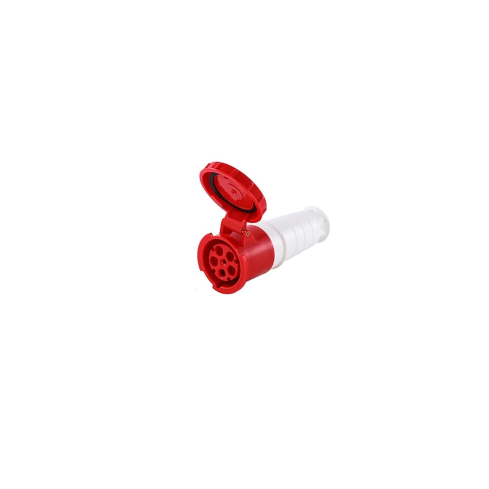 63A 5 Pin Industrial Plug Socket Ip67 Waterproof Dustproof Connector With Copper Contacts 9045646534718
