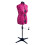 (Medium) Adjustable Dressmakers Dummy - Cerise Polka Dot. Available in 2 Sizes. 1