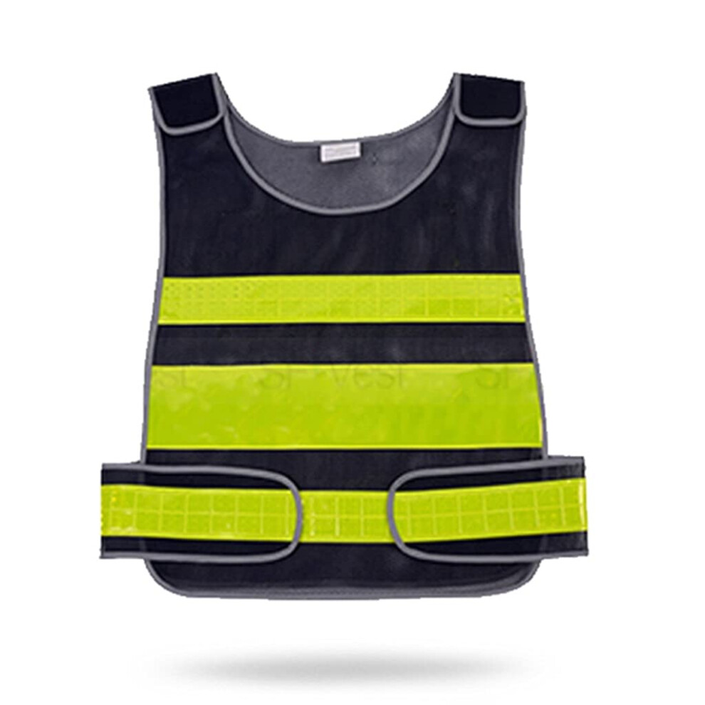 Reflective Safety Vest For Night Work, Lightweight Breathable Visibility Vest, Unisex Navy Medium 9045646518855