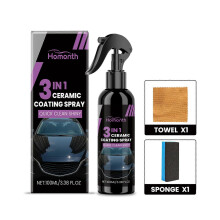 Nanocoated spray, automobile special waterproof, anti-fouling and oil-proof three-effects integrated maintenance and polishing