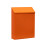 Lockable Wall Mounted Mailbox with Secure Lock System, Large Capacity Iron Post Box, Orange Outdoor 1