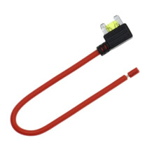 Fuse Tap Adapter Kit 12V AddACircuit Fuse Holder with Copper Conductive Design, Dual Circuit Protection, Standard Mini Blade 3PCS 5A
