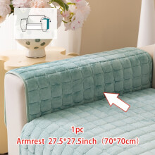 (Green, Armrest 27.5*27.5in(70*70cm)) 1pc Macaron Candy Colored Sofa Cushion, Available in Multiple Colors, Anti Scratch