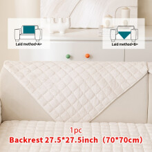 (White, Backrest 27.5*27.5in (70*70cm)) 1pc Macaron Candy Colored Sofa Cushion, Available in Multiple Colors, Anti Scratch