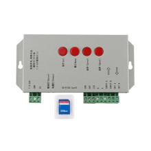 T1000S LED Pixel Controller 2048Pixel Output with SD Card for WS2811 WS2812B RGB LED Strip Lights