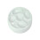 Ceramic Watercolor Palette with Smooth Glazed Surface, 5Hole Round Design, Easy to Clean 1