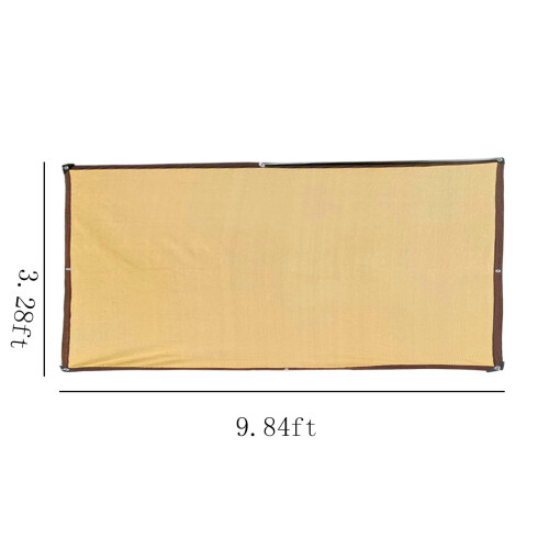 Jacenvly sun shade canopy rectangle 95% UV protection 2