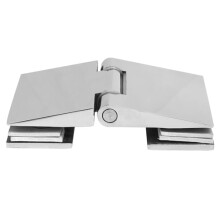 Stainless Steel Shower Door Hinge 304 Heavy Duty Glass Hinge for 8‑12mm Frameless Door Smooth Operation