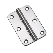 304 Stainless Steel Door Hinge 75x50mm Butterfly Flat Design, Heavy Duty SixHole, Corrosion‑Resistant, Smooth Door Movement