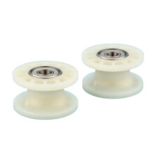 Sliding Door Roller 15mm Track U Wheel 608zz Double Bearing Smooth LowFriction Glide Durable HeavyDuty Rubber