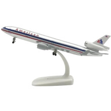 MD11 Diecast Airplane Model 20cm Alloy Collectible with Realistic Rolling Wheels and Detailed Finish