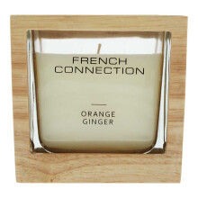 French Connection Wooden Collection Orange Ginger Candle 200g