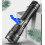 Rechargeable Flashlight with Telescopic Zoom Control, USB Fast Charging, Long Range Camping Torch 1