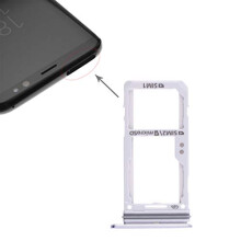 Dual SIM and Micro SD Card Tray Replacement Holder Grey Durable Finish for Galaxy S8 S8 Plus