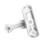 White Plastic Window Lock for Child Safety, Durable Low‑Profile Window Latch Restrictor 1Pcs 4
