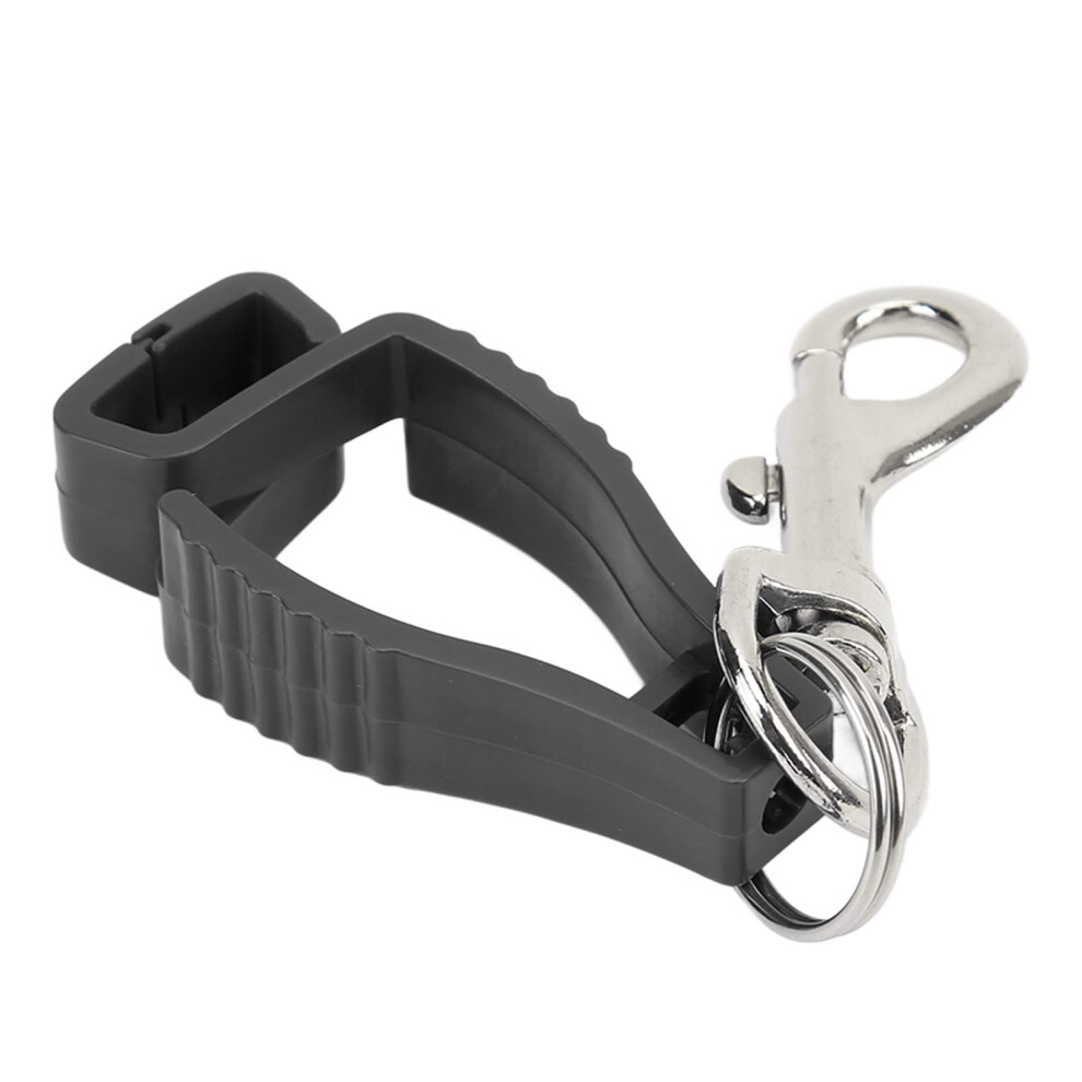 Work Glove Clip Holder Black With Secure Grip Design Anti Lost Quick Clip For Safety Gear 9351714730143