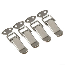 4 Pack Spring Loaded Toggle Latch 2.8 Inch Heavy Duty Iron Catch for Toolbox Cabinet Storage Box
