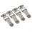 4 Pack Spring Loaded Toggle Latch 2.8 Inch Heavy Duty Iron Catch for Toolbox Cabinet Storage Box 1