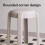 Stackable Plastic Office Stools Set of 2, Backless Ergonomic Comfort Seat, Waterproof Easy Clean 5