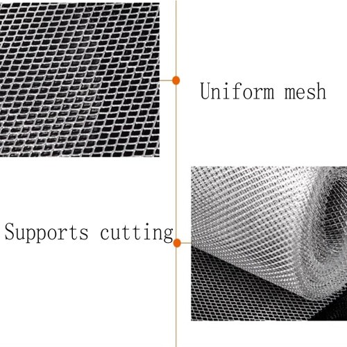 Aluminum Gutter Guard Mesh Roll, 1mm Thick 7x12mm Debris Blocking Leaf Filter Screen for Gutters 2