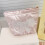 Pink Cosmetic Case Pearlescent Elegant Bowknot Accent Makeup-L 2