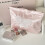 Pink Cosmetic Case Pearlescent Elegant Bowknot Accent Makeup-L 6