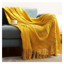 Black Throw Blanket 130x230cm Soft Knit Sofa Blanket for Couch Winter Use FadeResistant and Washable