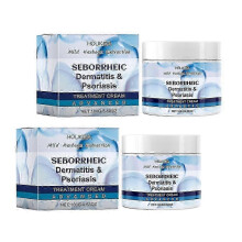 (2pcs) 1-3X Seborrheic Dermatitis Cream, Scalp Treatment for Psoriasis, Folliculitis, Dry Itchy Scalp