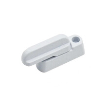 White Zinc Alloy Cabinet Handle Furniture Drawer Pull, Durable Alloy Construction, Easy Grip Design