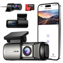 2K Dual Dash Cam Front and Rear with WiFi, Night Vision, GSensor, 24H Parking Monitor, 160 Wide Angle
