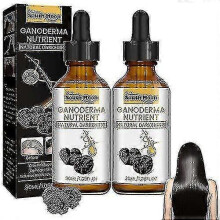 (2pcs) Anti-greying Hair Serum, Anti-greying Hair Serum, Ganoderma Nutrient Natural Darkening Healthier Thicker Hair