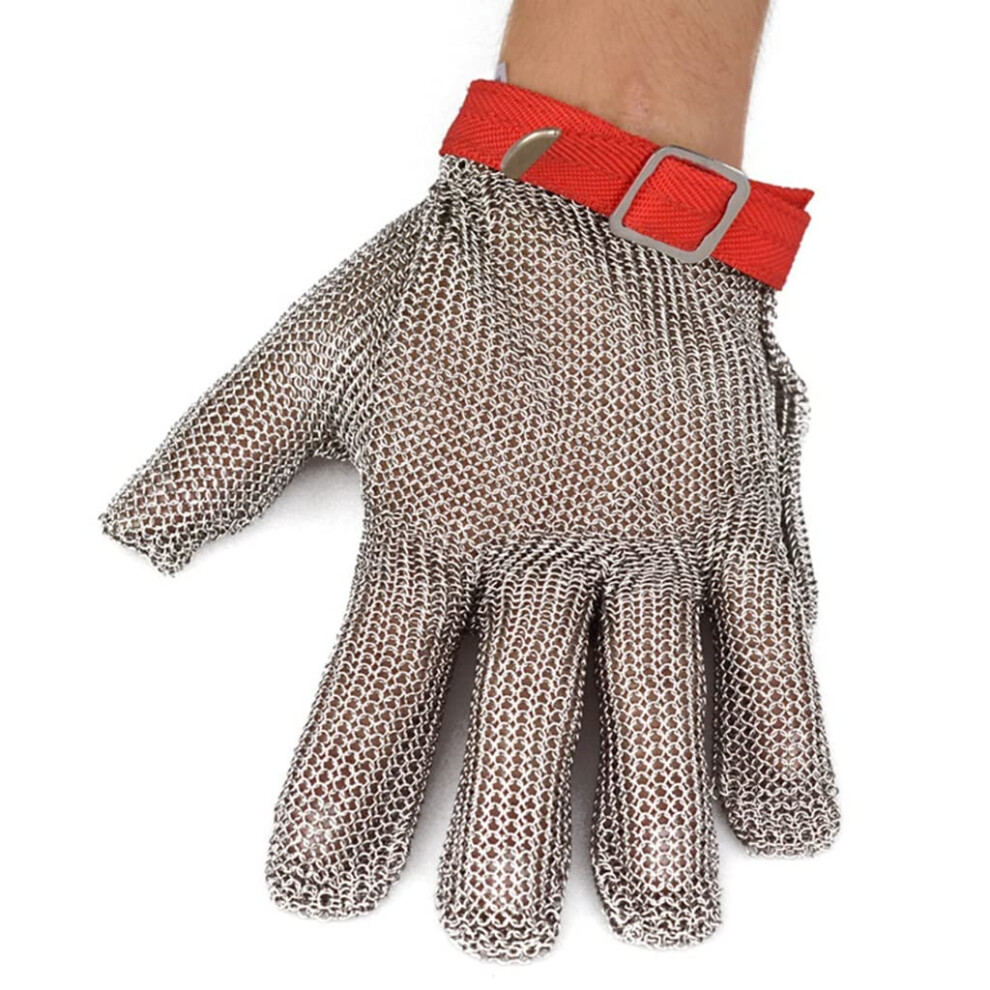 Stainless Steel Mesh Cut Resistant Glove Xxl, Food Grade Safety For Kitchen And Wood Carving 9351714730839
