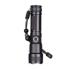 Rechargeable LED Flashlight 1000 Lumens Torch with Telescopic Zoom, 5 Modes, USB Fast Charging, Power Display