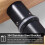 Modern Wooden Door Handle Set Solid Wood Sliding Pull H Shape DualSided Waterproof Varnish Grip 5