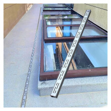304 Stainless Steel Channel Drain System 1.5'' and 2'' – Fast Drainage, Removable Grate Patio and Driveway Trench Drain (3 Pcs)